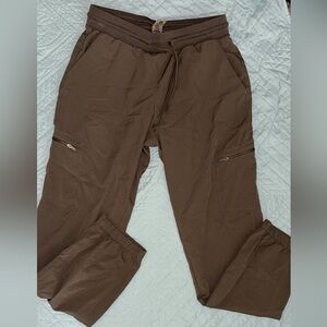 Mono B Women's Dark Brown Cargo Pants